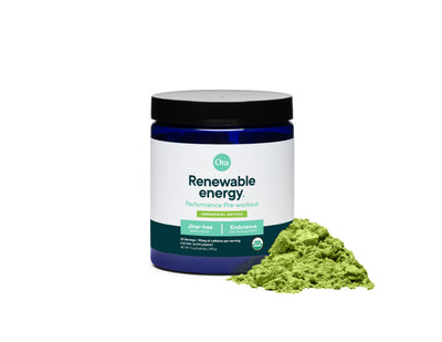 Ora Organic's Renewable Energy Pre-Workout Powder - Ceremonial Matcha