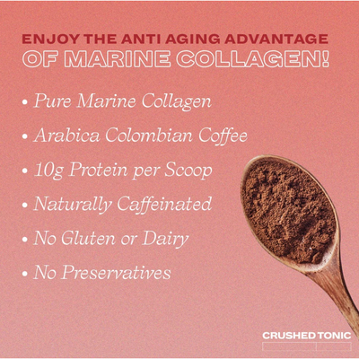 Marine Collagen Coffee Tubbie by Crushed Tonic | 30 or 10 Drinks