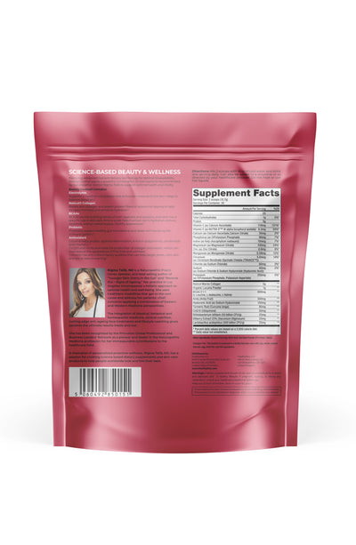 Beauty Cocktail Collagen Powder + Natural Berry Hydration Powder by, Dr. Nigma Talib, ND Naturopathic Doctor