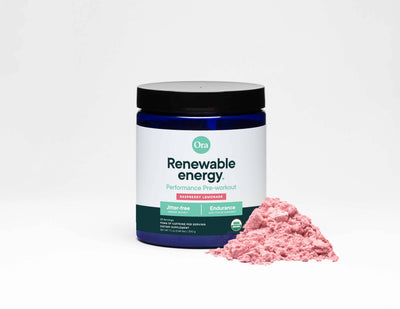Ora Organic - Renewable Energy Pre-Workout Powder - Raspberry Lemonade